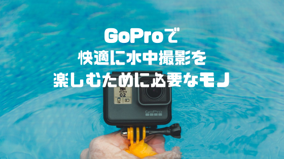 Goproで水中撮影するなら揃えておきたいアクセサリー３選 どんとマイル